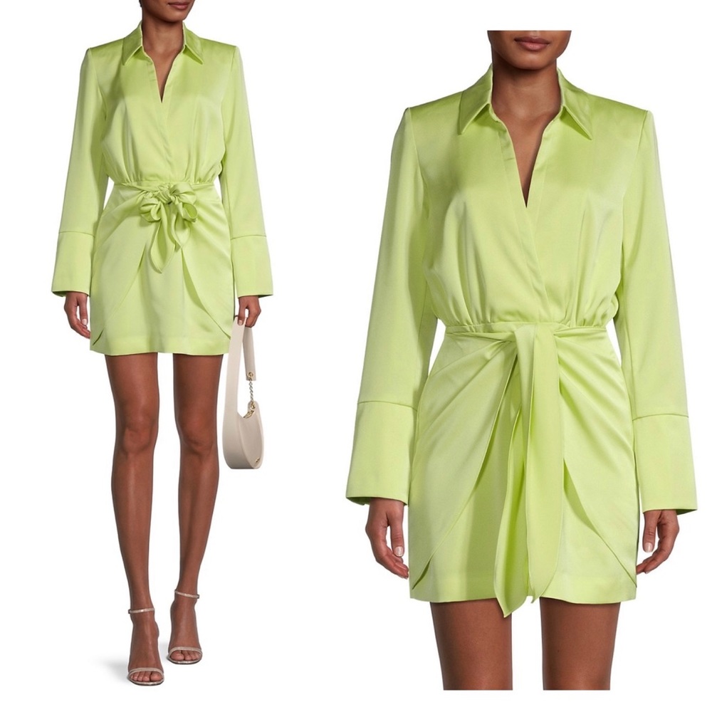 NWT Anthropologie MISHA Tie-Front Mini Blazer Dress - Picture 6 of 16